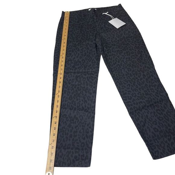 Pistola Wild Night Leopard Print Cropped Jeans Size 27 - Picture 6 of 14